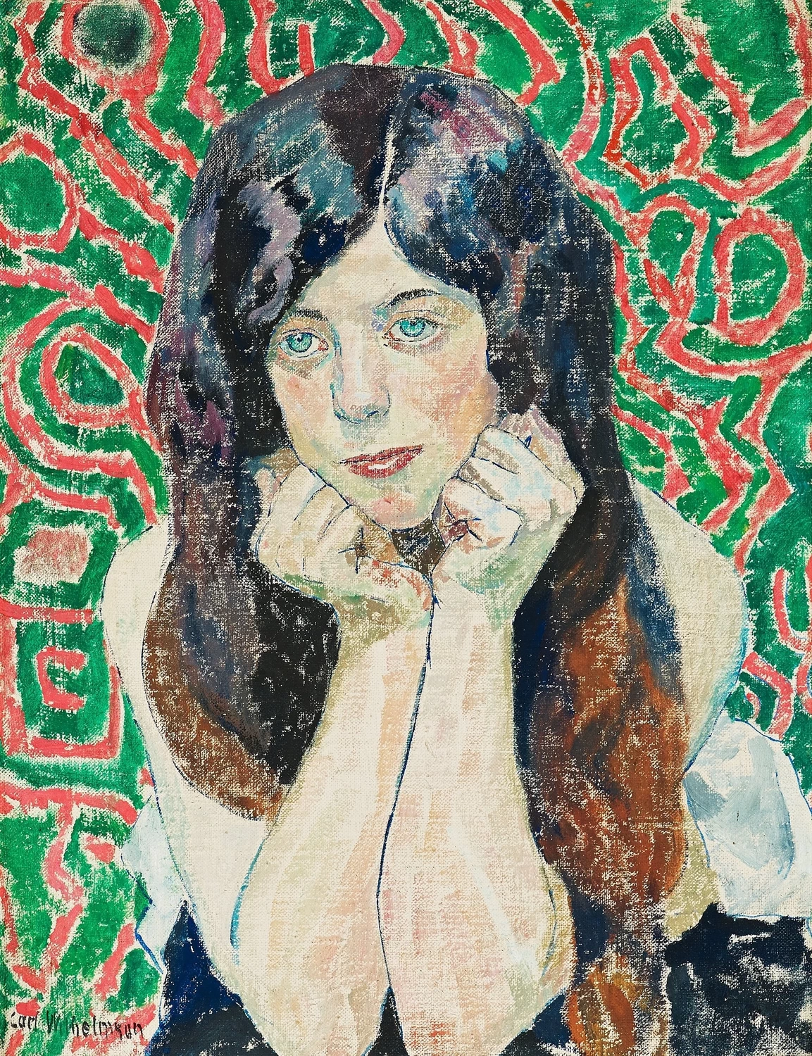 Ragazza con i capelli arruffati (Sig.ra Elna Dahl), 1914